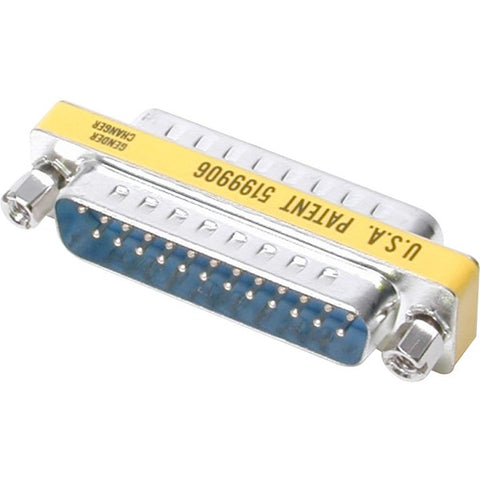 StarTech DB25 Slimline Gender Changer M/M - Cable Adapter