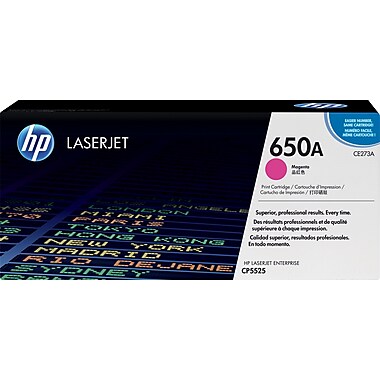 HP HP 650A (CE273A) Magenta Original LaserJet Toner Cartridge (15000 Yield)