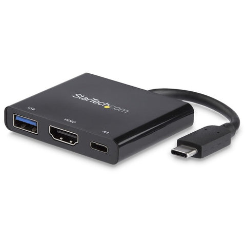 StarTech USB-C to 4K HDMI Multifunction Adapter with Power Delivery and USB-A Port