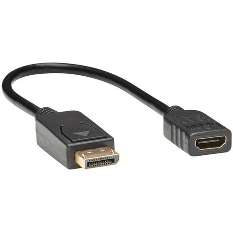 Tripp Lite P136-001 DisplayPort to HDMI Video Adapter Converter, M/F, 1 ft., Black