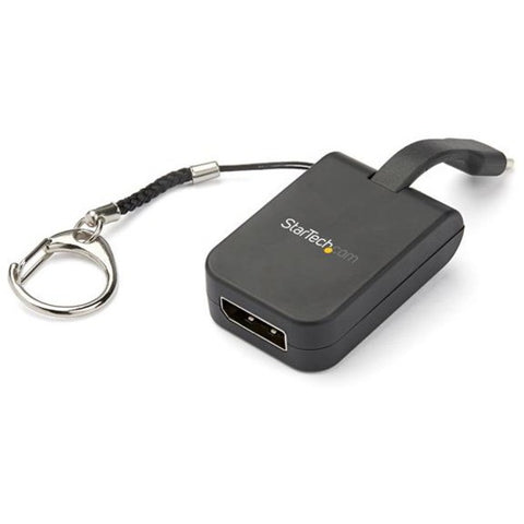 StarTech Portable USB-C to DisplayPort Adapter with Quick- Connect Keychain