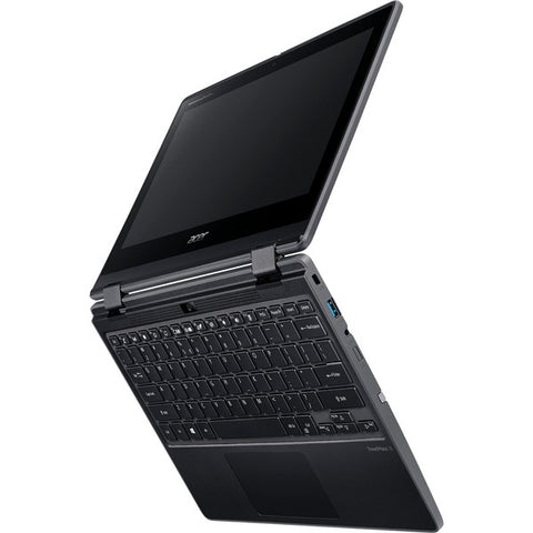 Acer, Inc Acer TravelMate Spin B3 TMB311RN-31-C4SU - Flip design - Celeron N4120 / 1.1 GHz - Win 10 Pro 64-bit National Academic - UHD Graphics 600 - 4 GB RAM - 128 GB eMMC - 11.6" touchscreen 1920 x 1080 (Full HD) - Wi-Fi 5 - shale black - kbd: US Intl