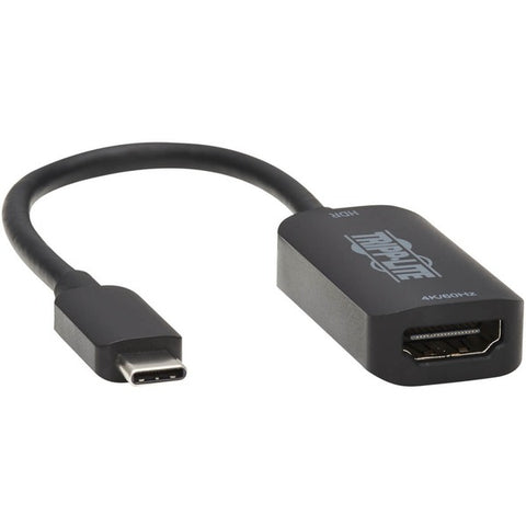 Tripp Lite U444-06N-HDR-B USB-C to HDMI Adapter Cable, M/F, Black, 6 in.