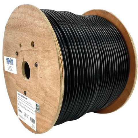 Tripp Lite Cat6/6e Ethernet Cable, Black, 1000 ft
