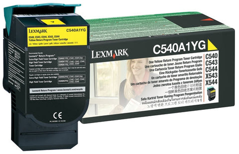 Lexmark Yellow Return Program Toner Cartridge (1000 Yield)