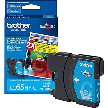 Brother LC65HYCS High-Yield Cyan Ink Cartridge