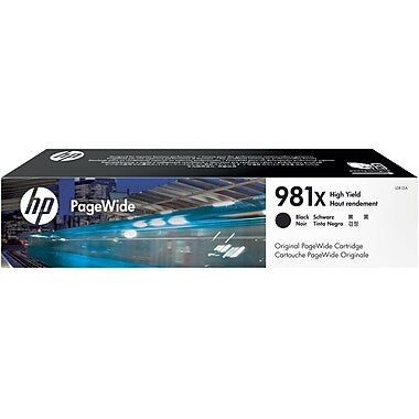 HP HP 981X (L0R12A) High Yield Black Original PageWide Cartridge (11000 Yield)